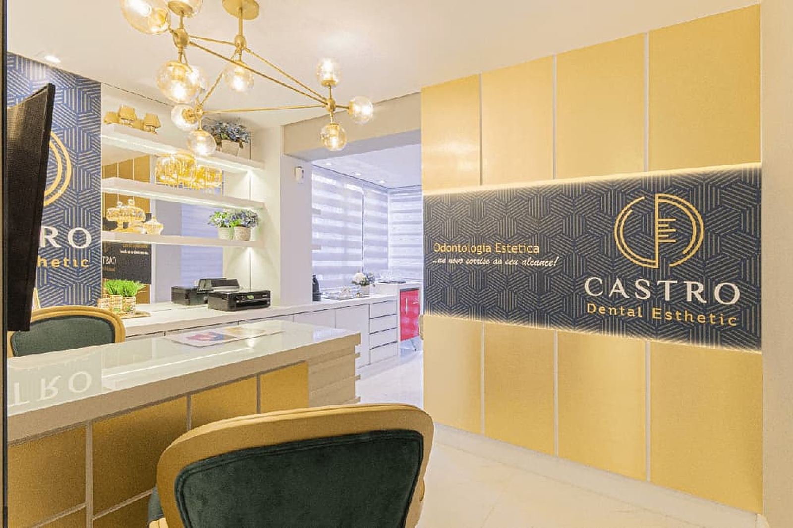 Recepção da Castro Dental Esthetic
